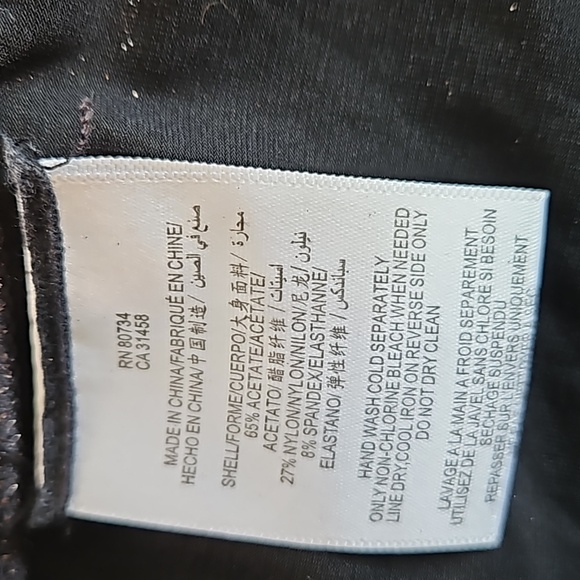 BCBGMaxAzria Silver Gray Metallic Leggings - Picture 4 of 5